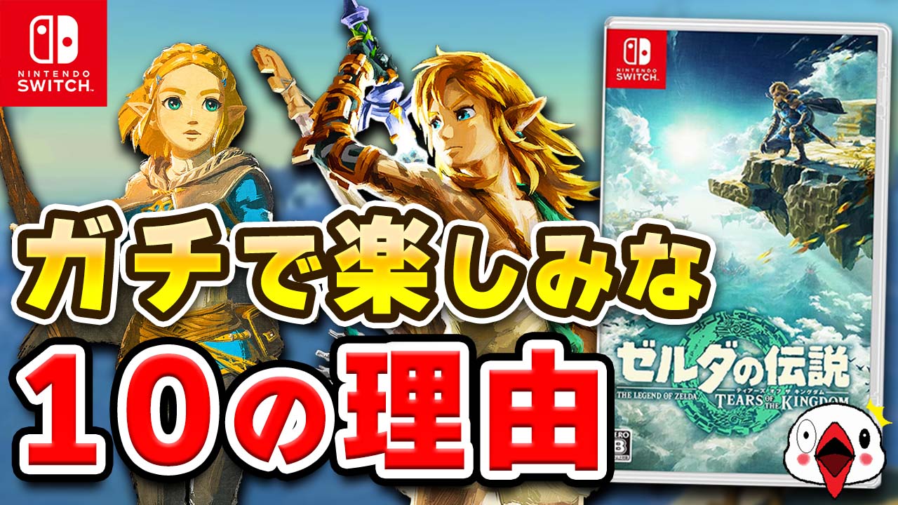 人生最大級の期待作！ゼルダの伝説 ティアーズオブザキングダムが